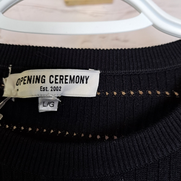 Opening Ceremony Striped Ribbed Sweater - Picture 4 of 8